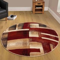 Round Machine Made Rugs Firmly grip the ground Images