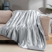 Light weight, soft luxurious silky satin blanket Images