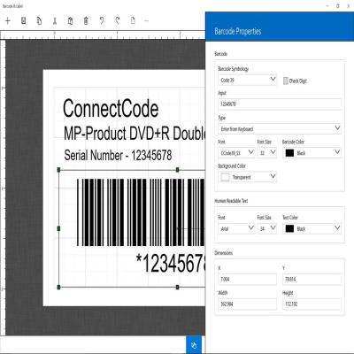 Smartlabel Barcode Generator Software, Integrated label,  Images