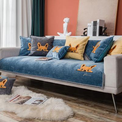 Sofa Cover Anti Skid Fabric, Fade resistant & washable,  Images