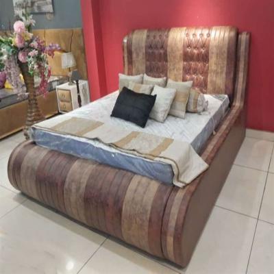 Teak Wood Cushion Bed, Double size, finishing, usage Images