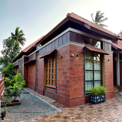 terracotta hollow bricks house, sustainable,  Images