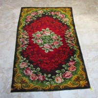 Vintage Axminster Carpet Rug, weaving technique Images