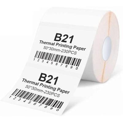 Waterproof Barcode Sticker Roll, Oil-resistant,  Images