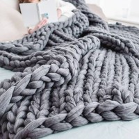 Knitted, breathable and weighted blanket woven Images
