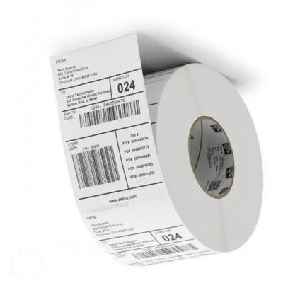 White PVC Barcode Stickers, 40mm x 20mm,  Images