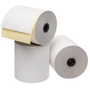 2 Ply Thermal Paper Rolls, Plain pattern, carbonless