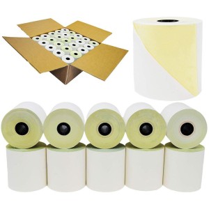 2 Ply Thermal Sticker Rolls, Plain bond structure type