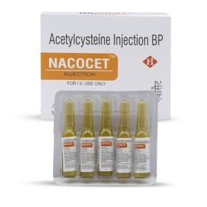 200 Mg Acetylcysteine Injection, Mucolytic antioxidant