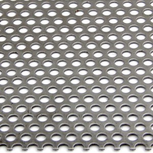 304 SS Perforated Metal Sheet, Customizable pitch