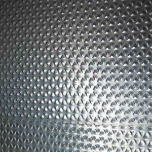 316 SS Embossed Sheet, Raised dot surface type