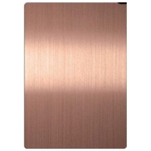316 SS Rose Gold Sheet, Warm tinted surface type