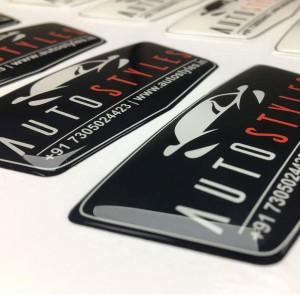 3D Sticker Manufacturers, Raised epoxy coating