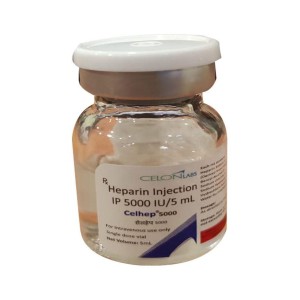 5 ml Heparin Injection IP, Anticoagulant heparin