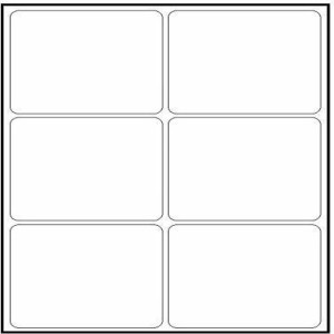 A4 Label Paper, Eco friendly, square shape, matt finish