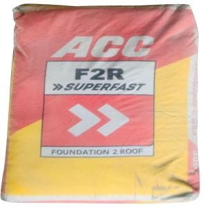 Acc F2 Cement, Less water mixing concrete 