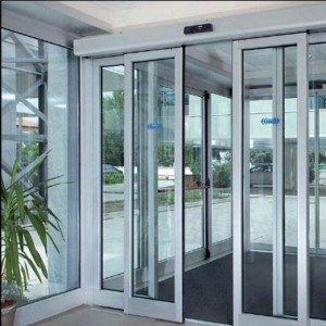 Aluminium Automatic Door, Brown colour, 500-1000mm width