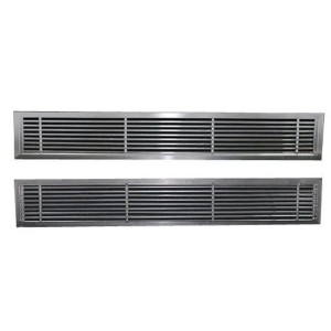 Aluminium Extruded Grills, 30 mm flange width standard