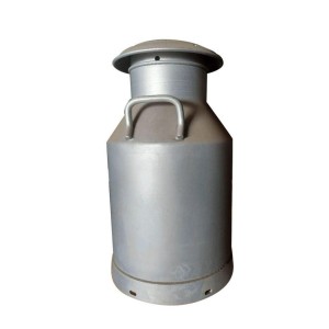 Aluminium Silver Milk Can