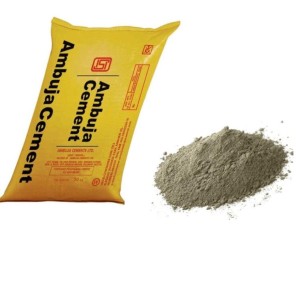 Ambuja Cement Packet, Grey, used in construction