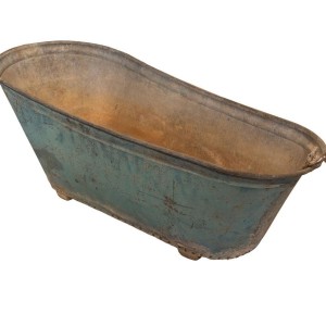 Antique Metal Bathtub