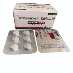 Azithromycin Tablets I.p. 250 Mg, Pediatric suited