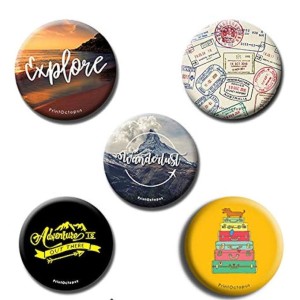 Badges Fridge Magnet