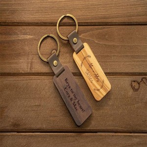 Bamboo Brown Keychain