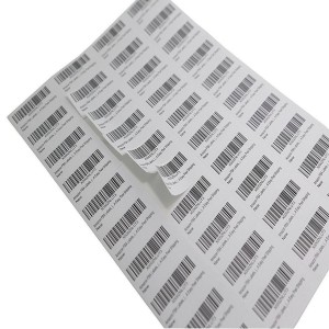 barcode  Adhesive Paper Stickers, A6, 500/Set