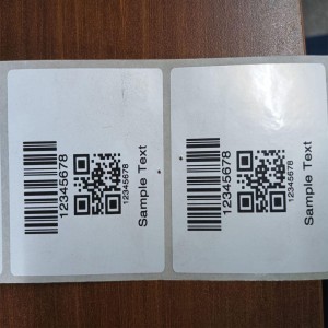 barcode QR Code Stickers, Glossy, 500/Roll