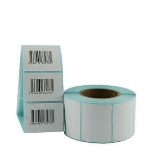 Barcode Sticker Roll, Non Waterproof, Adhesive yes