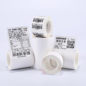 Barcode Tag Roll, Matte or glossy finishes type