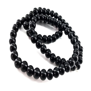 Black Glass Beads Trendy Fancy Fashionable Durable