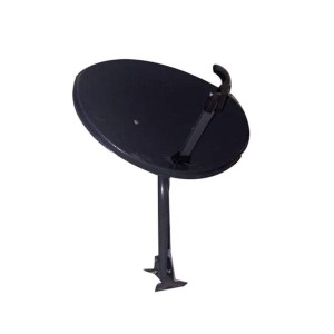 Black Dish Antenna