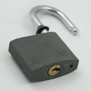 Black Iron Door Lock, Colour coated, Size, Usage