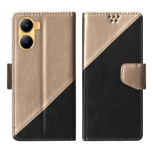 Black Leather Mobile Flip Cover