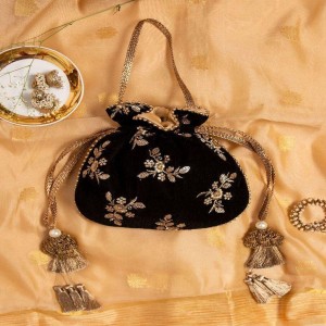 Black Potli Bag