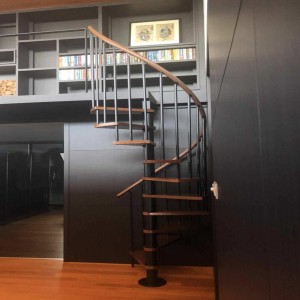 Black Spiral Staircase