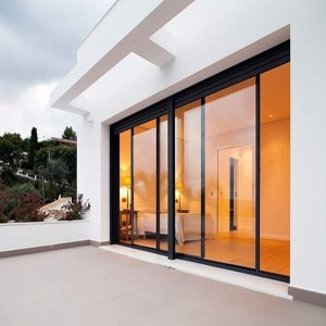Black Upvc Sliding Doors, Toughened glass type