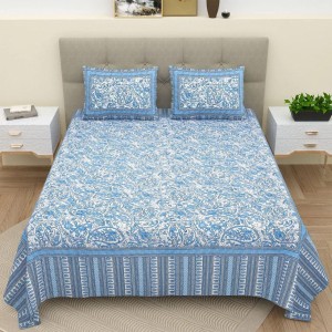 Blue Cotton Bedsheet