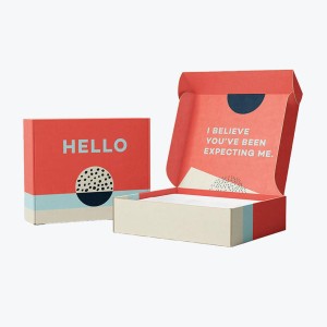 Bold Graphic Printed Corrugated Box, High-impact