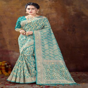 Border Jacquard Saree