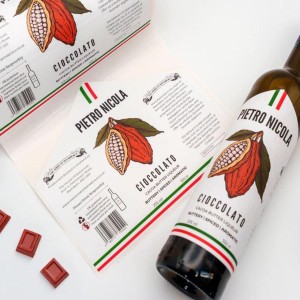 Bottle Sticker Label Printing, Water-resistant film