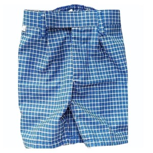 Boys School Checked Short