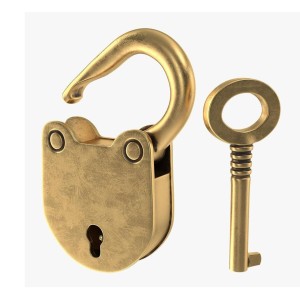 Brass Both Side Key