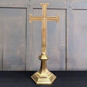Brass church cross