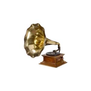 Brass Gummy Gramophone