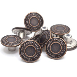 Brass Jeans Button