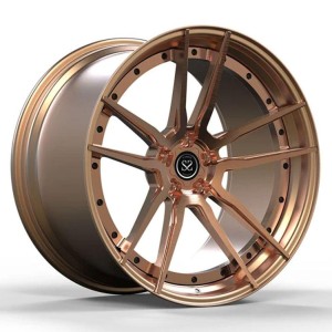 Bronze Forged Alloy Wheels , Ceramic polished 