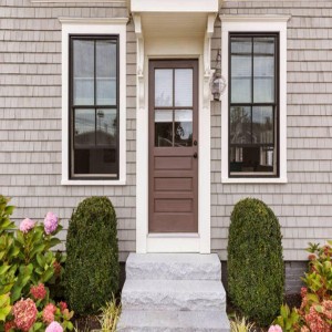Brown Front Door, Decorative Termite resistance